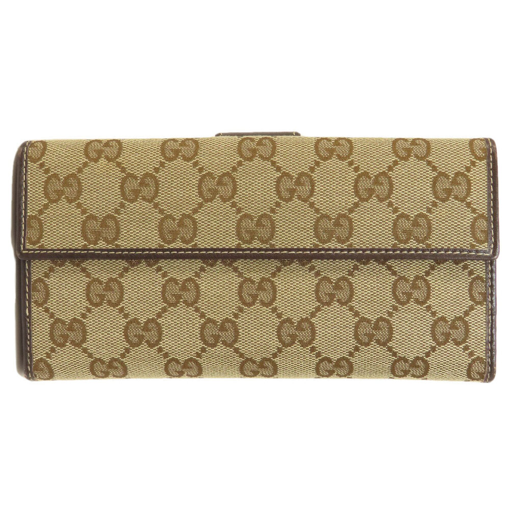 Gucci Wallet Canvas GG Long Black